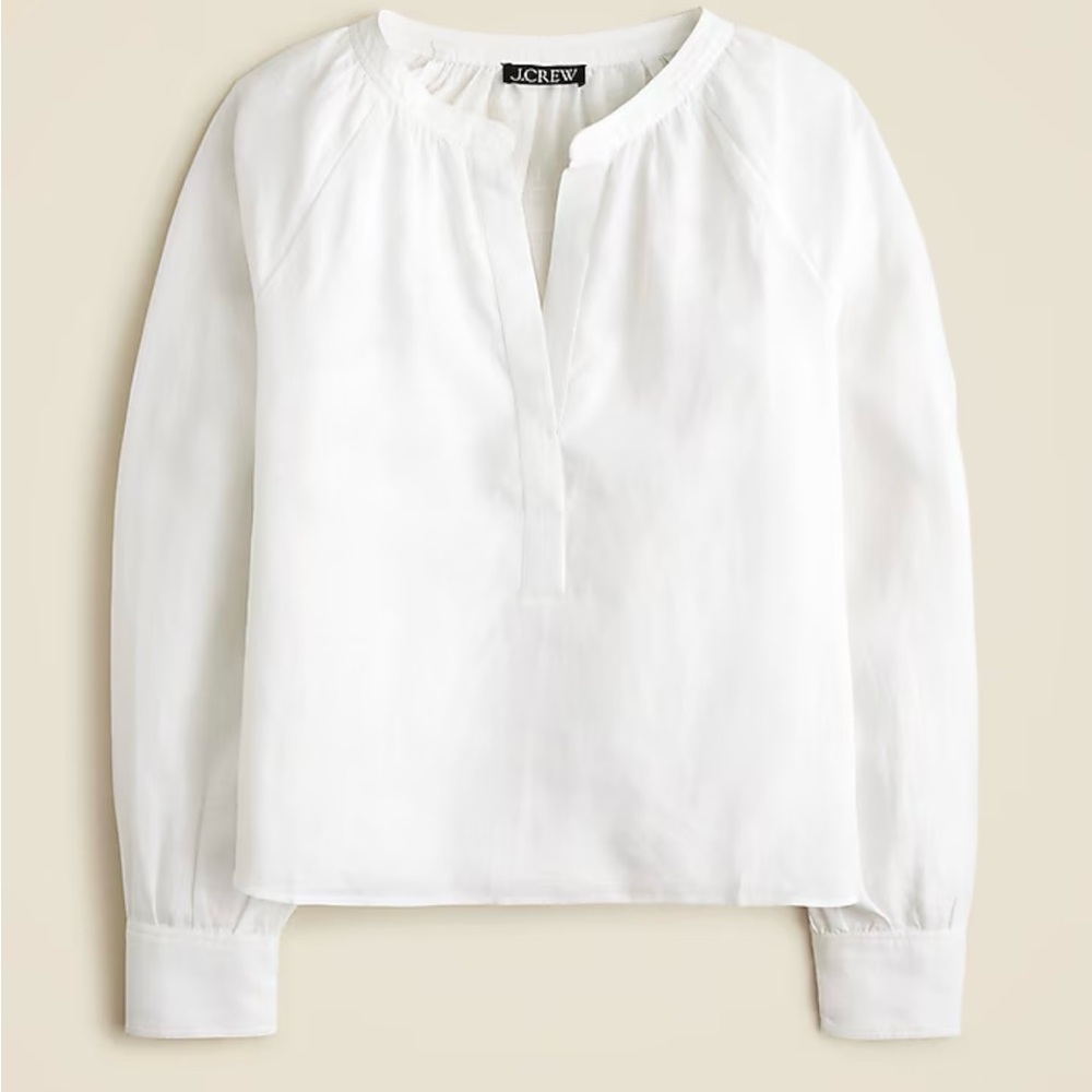 J. Crew Women's Cabana Top in Linen